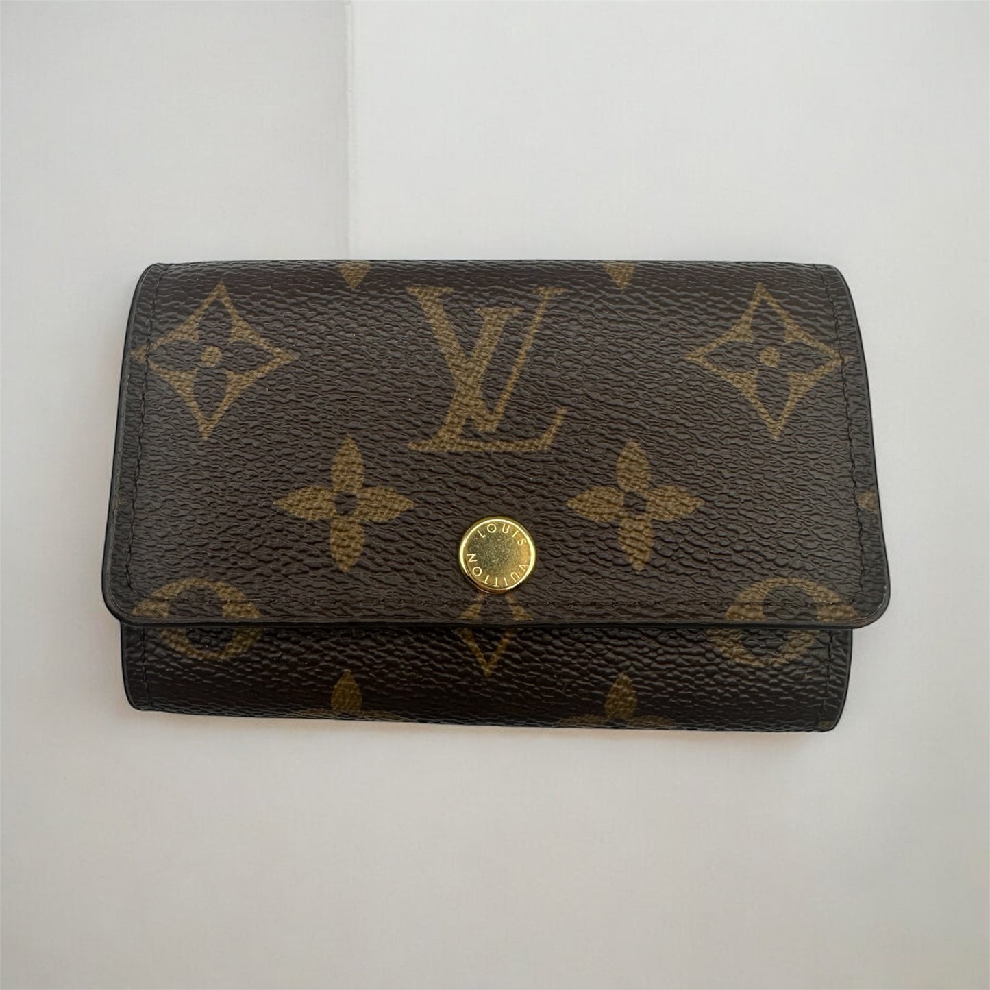 Louis Vuitton Fuchsia Monogram 6 Key Case Multicle Leather Holder