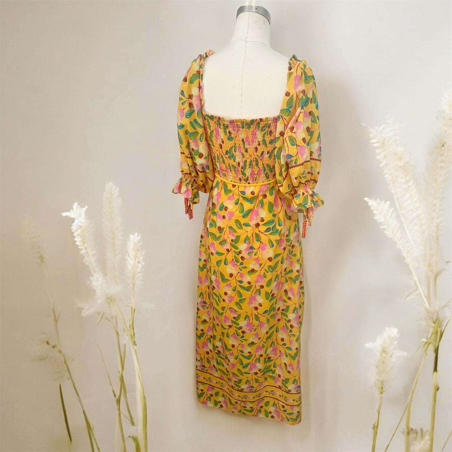 Farm Rio Smocked Maxi Dress