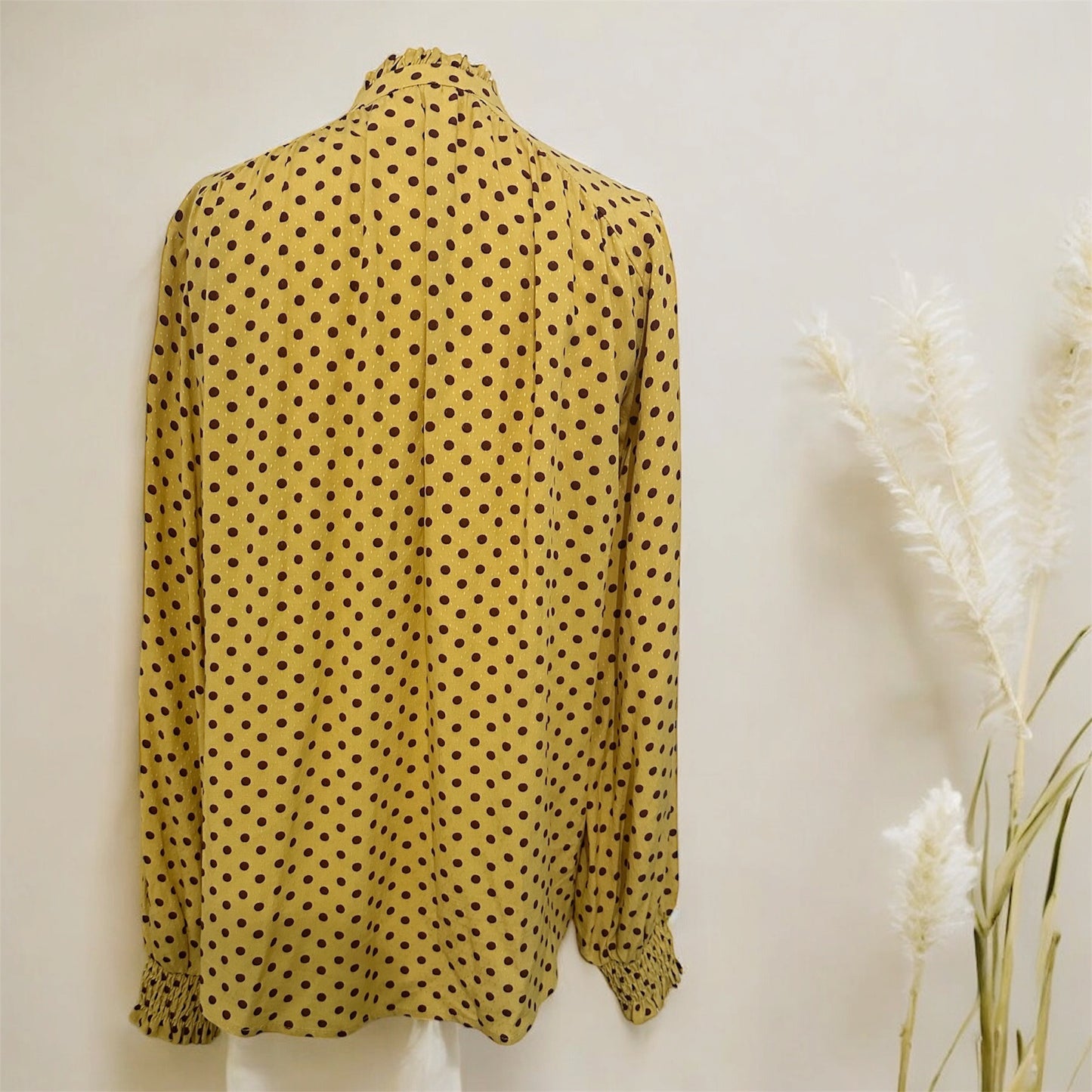 Anthropologie Maeve Polka Dot Blouse